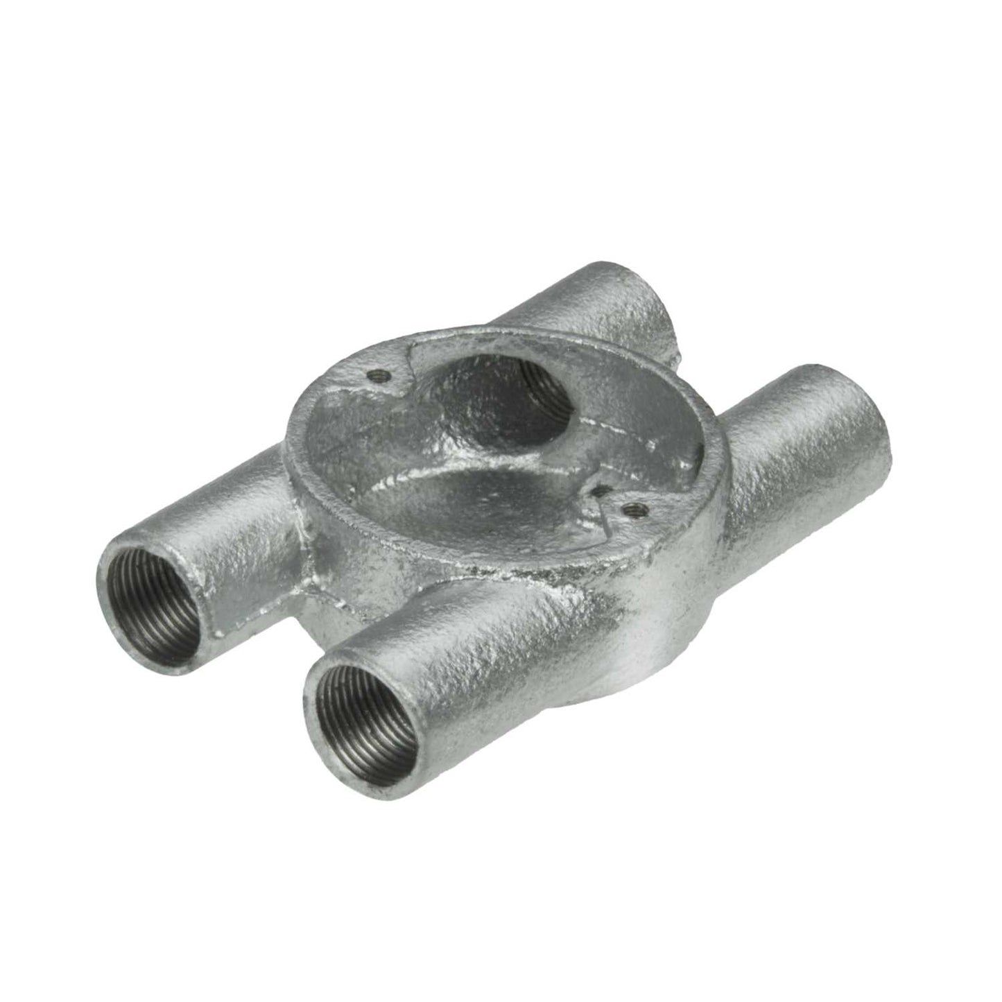20mm 4 Way H Through Galvanised Conduit Box (Sold in 1's)