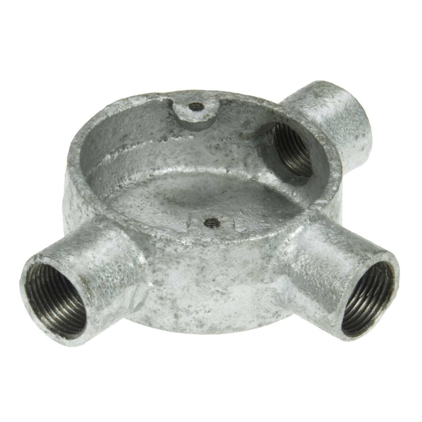 20mm 3 Way Tee Galvanised Conduit Box (Sold in 1's)