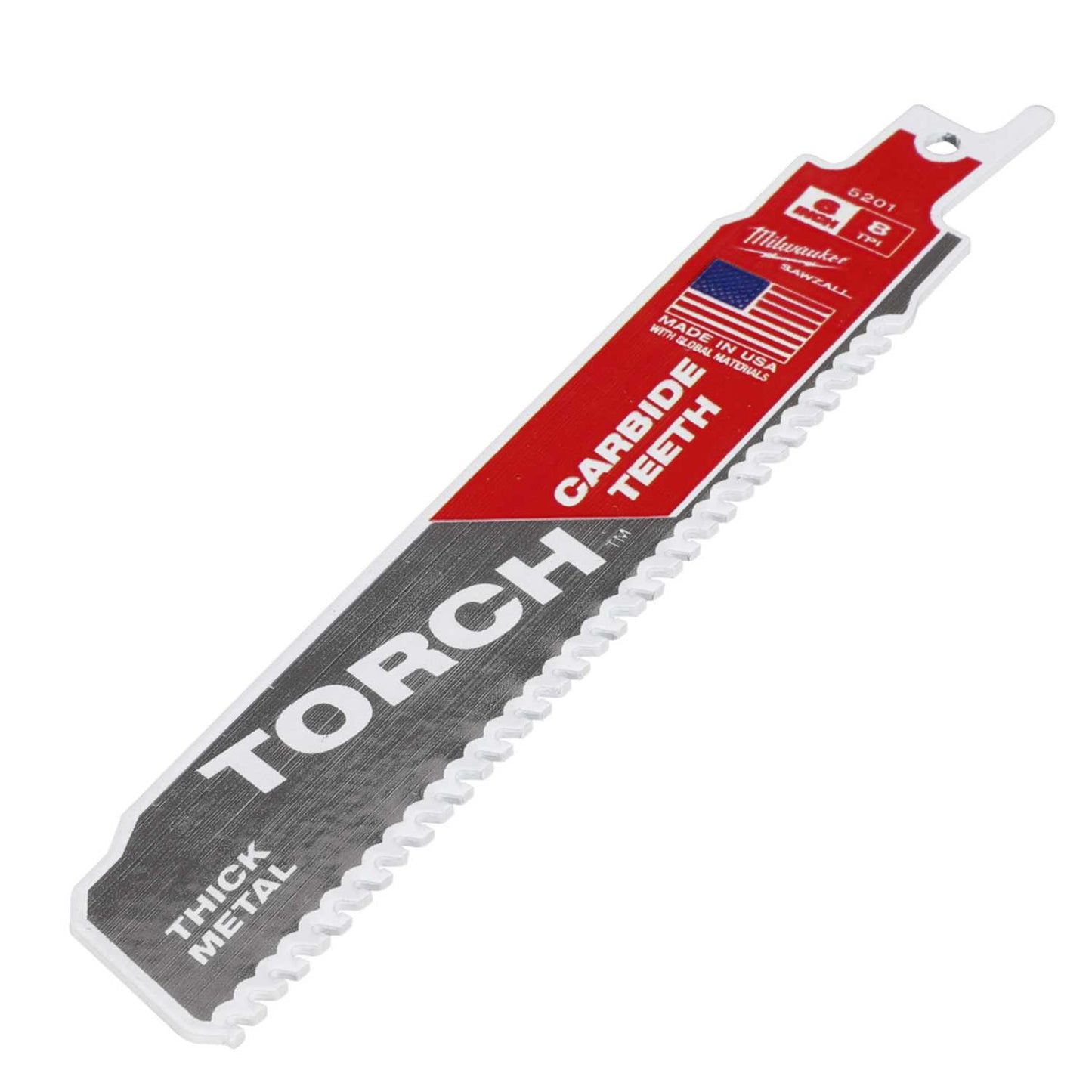 Milwaukee 150mm 8TPi Sawzall Torch Metal Blade