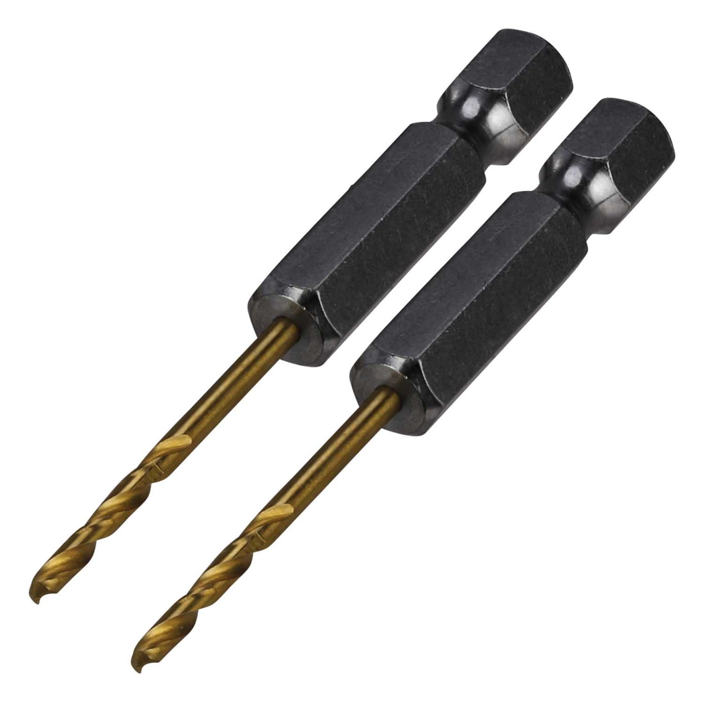 Milwaukee Shockwave™ 2mm Red Hex HSS Titanium Nitride Drill Bit (Pack of 2)