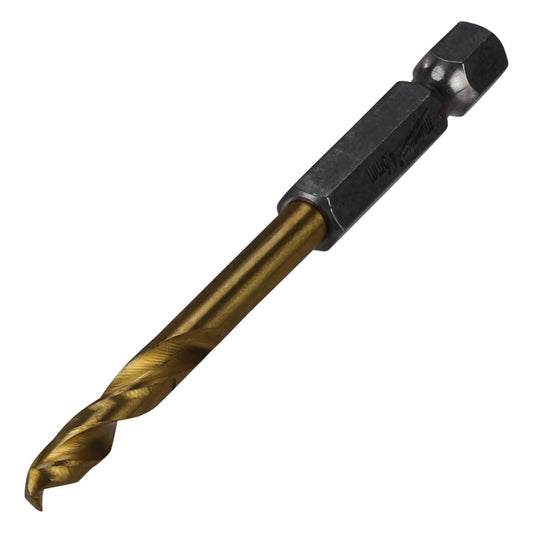Milwaukee Shockwave™ 4.5mm Red Hex HSS Titanium Nitride Drill Bit