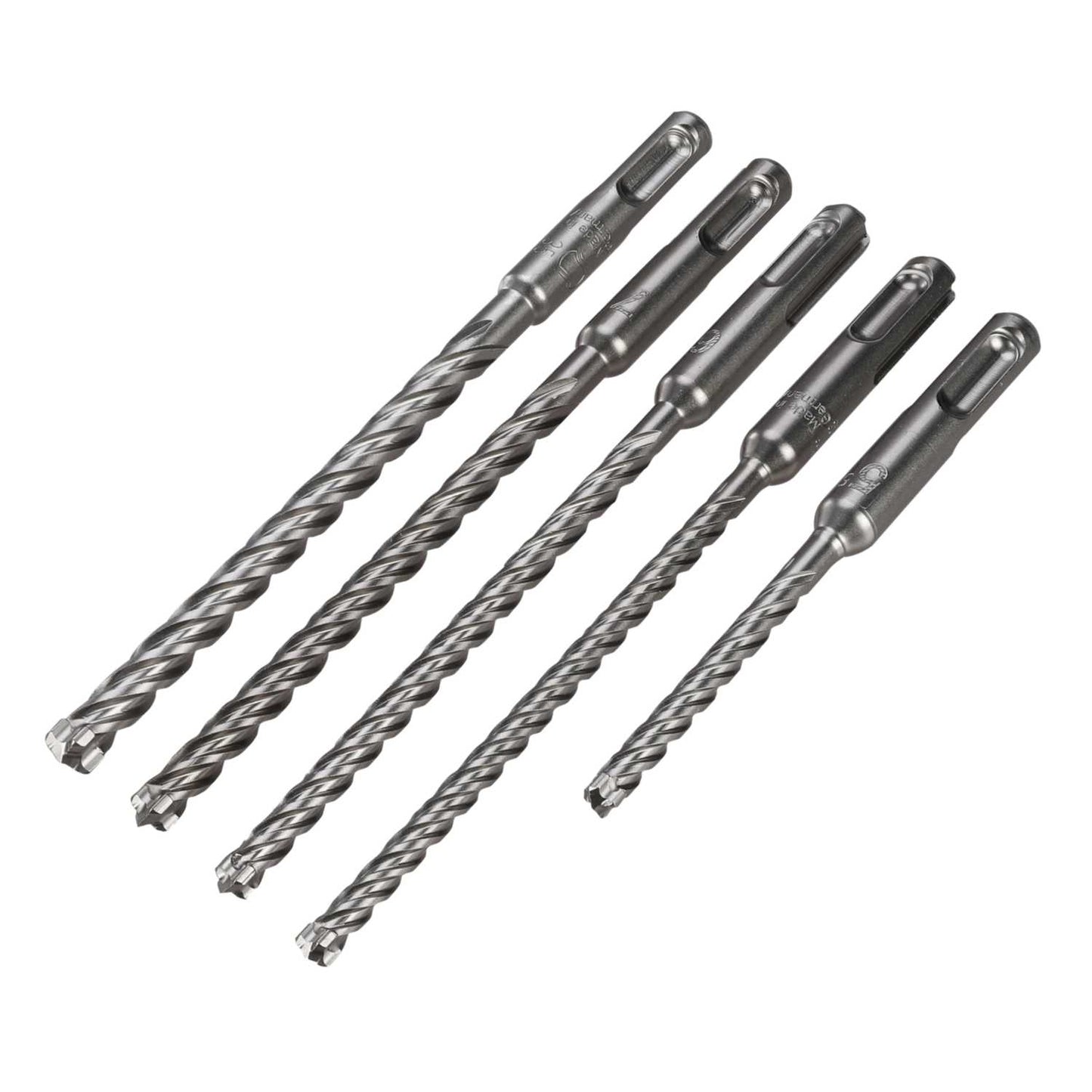 Milwaukee 5 Piece MX4 4 Cut SDS+ Drill Bit Set