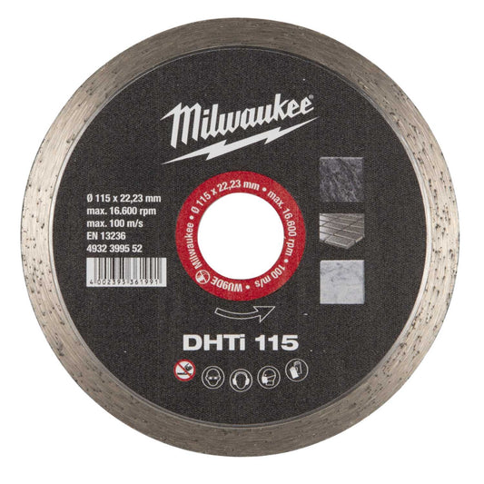 Milwaukee 115mm DHTi Diamond Turbo Rim Cutting Disc