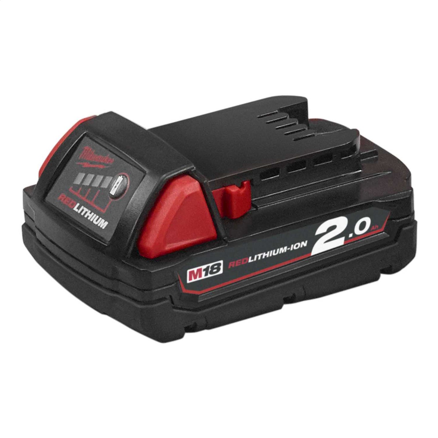 Milwaukee M18B2 18V 2.0Ah Red Lithium-Ion Battery