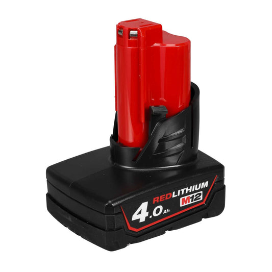 Milwaukee M12B4 12V 4.0Ah Red Lithium-Ion Battery