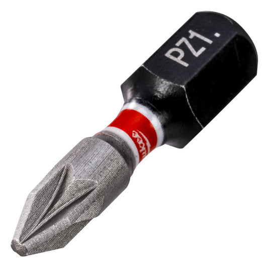 Milwaukee Shockwave™ PZ1 x 25mm CD Tic Tac Impact Duty Screwdriver Bit (Pack of 25)