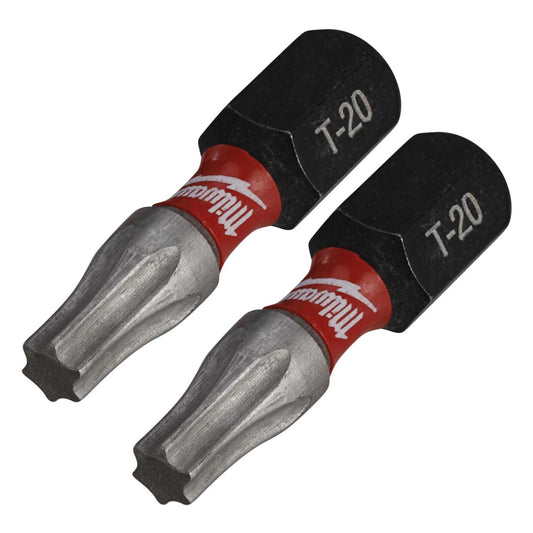 Milwaukee Shockwave™ TX20 x 25mm Impact Duty Screwdriver Bit (Pack of 2)