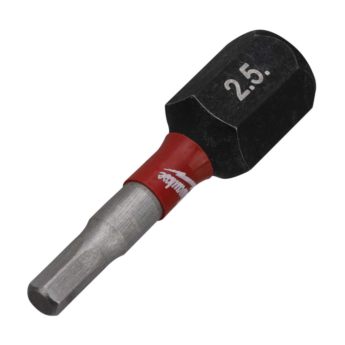 Milwaukee 25mm Shockwave™ 2.5mm Hex Screwdriver Bits (Pack of 2)