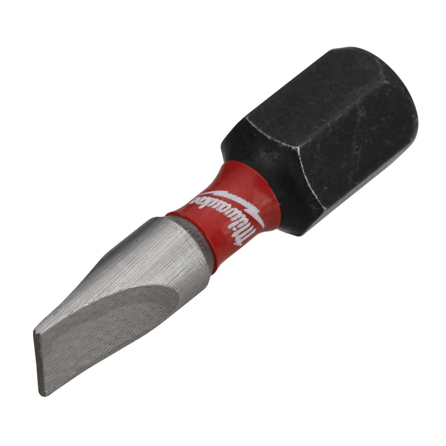Milwaukee 25mm Shockwave™ 4.5mm Slotted Screwdriver Bits (Pack of 2)