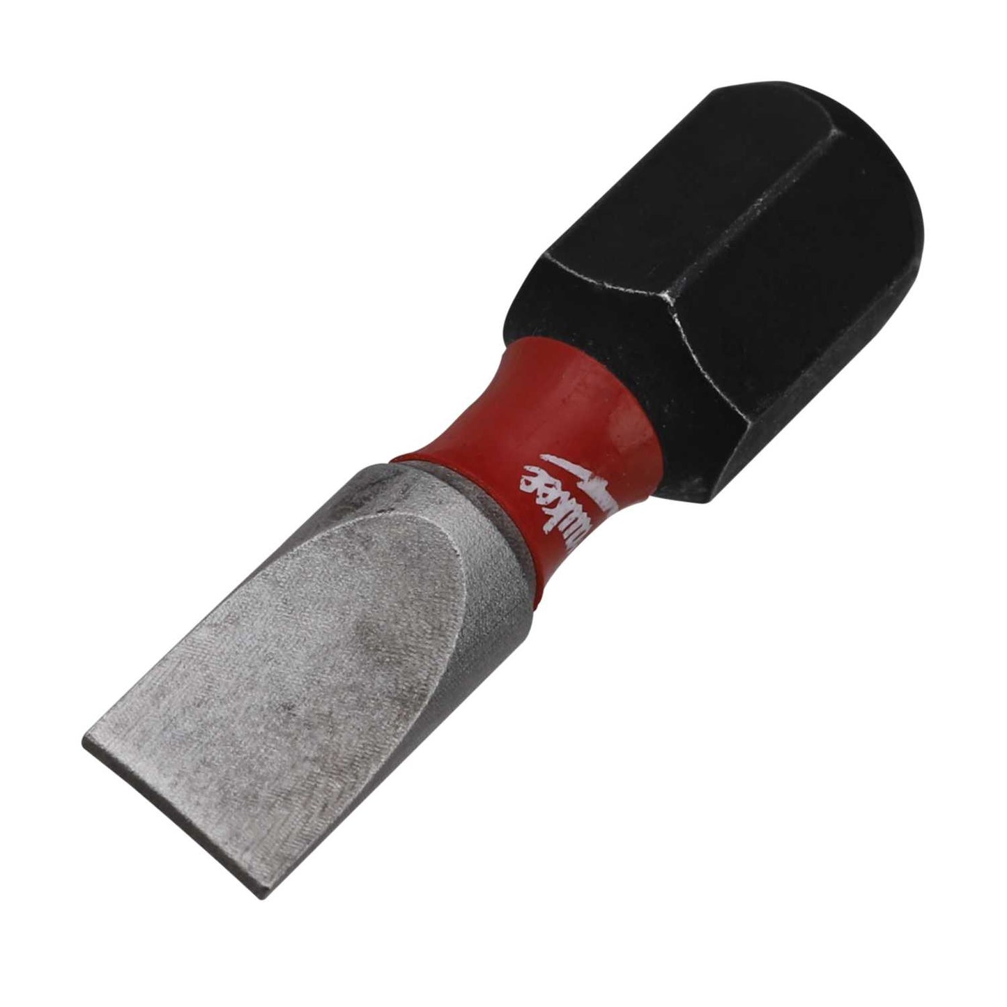 Milwaukee 25mm Shockwave™ 5.5mm Slotted Screwdriver Bits (Pack of 2)