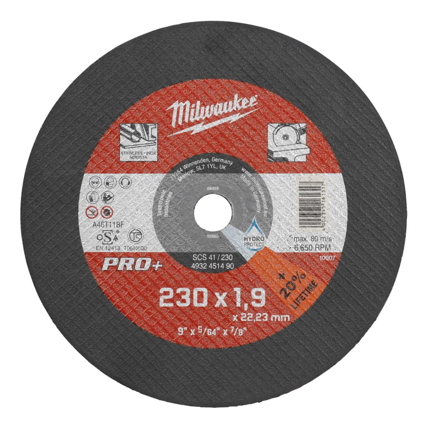Thin Metal Cutting Discs Pro+ 230 x 1.9 x 22mm (Sold in 1's)
