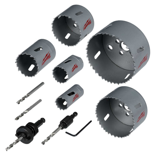 Milwaukee 10 Piece Holesaw Kit