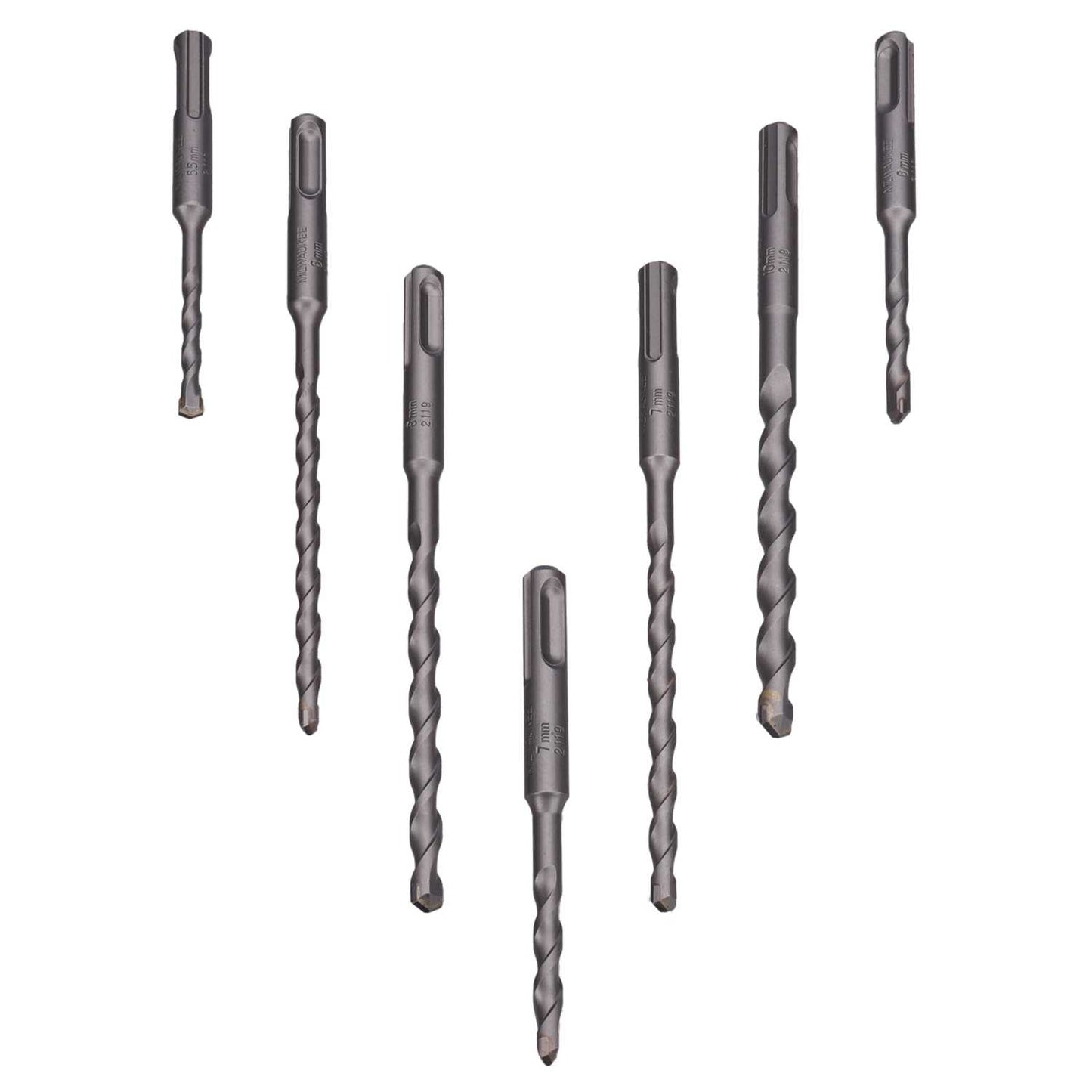 Milwaukee 7 Piece SDS+ Contractor 2C Drill Bit Set