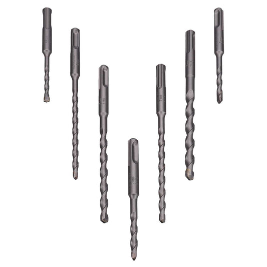 Milwaukee 7 Piece SDS+ Contractor 2C Drill Bit Set