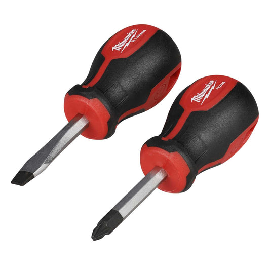 Milwaukee 2 Piece Tri-Lobe Stubby Screwdriver Set