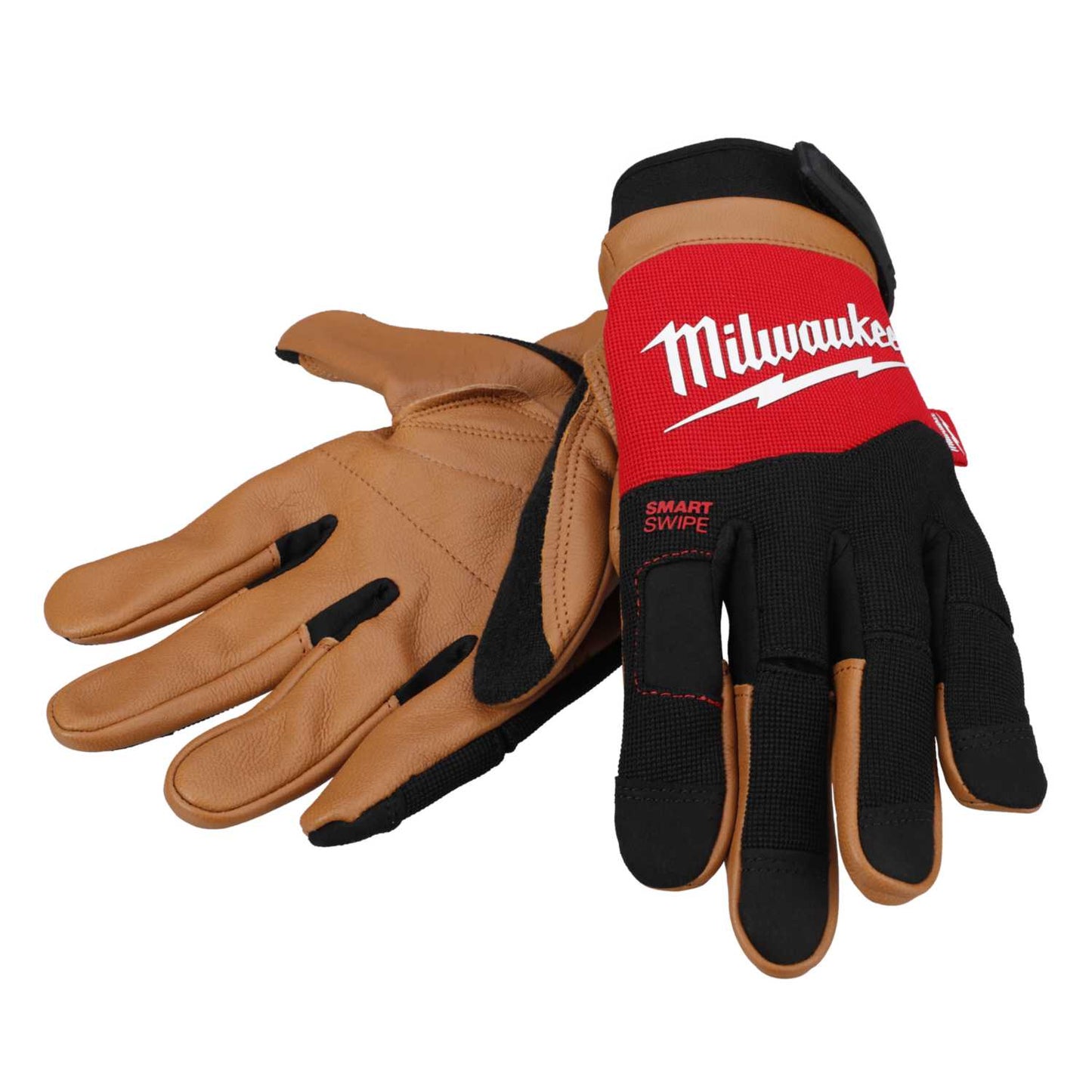 Milwaukee Size 8/M Hybrid Leather Gloves
