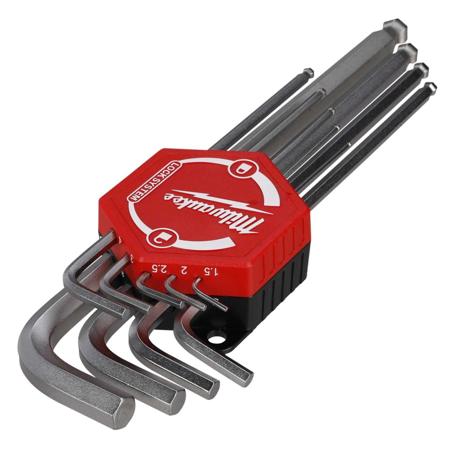 Milwaukee 1.5mm to 10mm Hex Keys 9 Piece Set