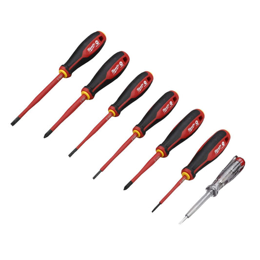 Milwaukee 7 Piece Tri-Lobe VDE PH Screwdriver Set
