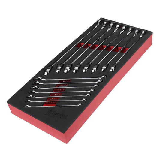 Milwaukee 15 Piece MAX Bite™ Combi Spanner Set in Foam Insert