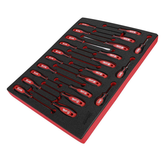Milwaukee 23 Piece Tri-Lobe Screwdriver Foam Insert Set