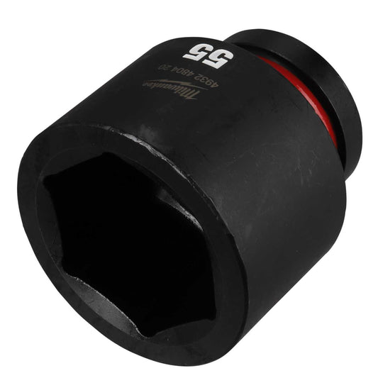 Milwaukee 55mm Shockwave™ 1" Drive Standard Impact Socket