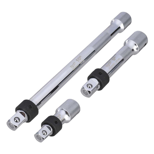 Milwaukee 3 Piece ½" Drive Locking Extension Set
