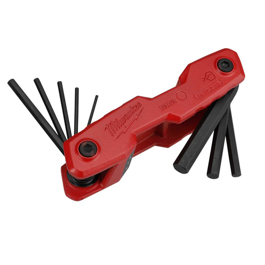 Milwaukee 1.5mm to 8mm Hexagon Key Folding 8 Piece Set