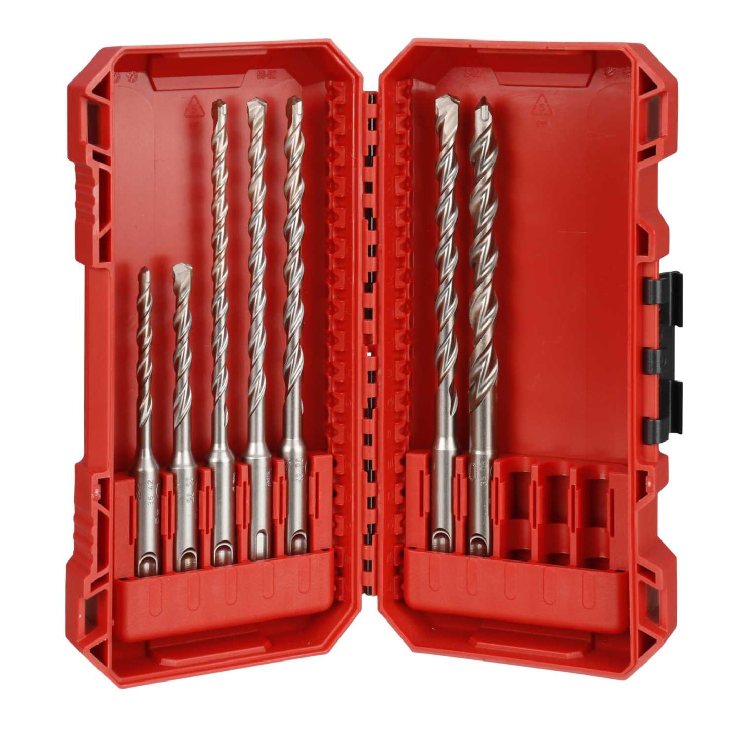 Milwaukee 7 Piece SDS+ M2 Drill Bit Set