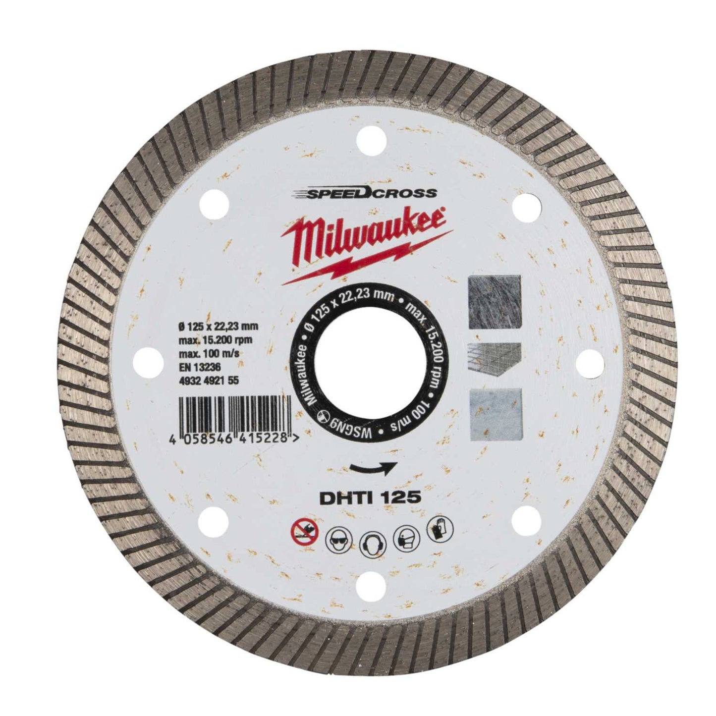 Milwaukee 125mm Speedcross Dhti Diamond Cutting Disc