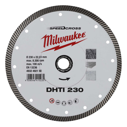 Milwaukee 230mm Speedcross Dhti Diamond Cutting Disc