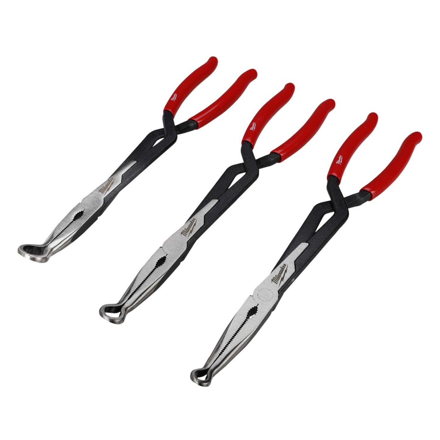 Milwaukee 3 Piece Hole Grip Plier Set