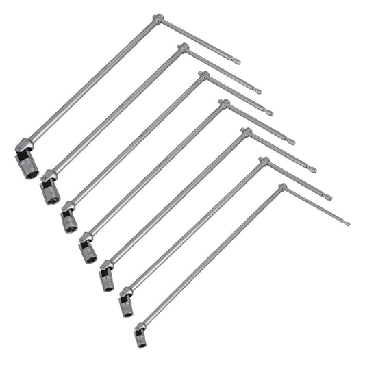 Milwaukee 7 Piece Metric T-Bar Swivel Socket Set