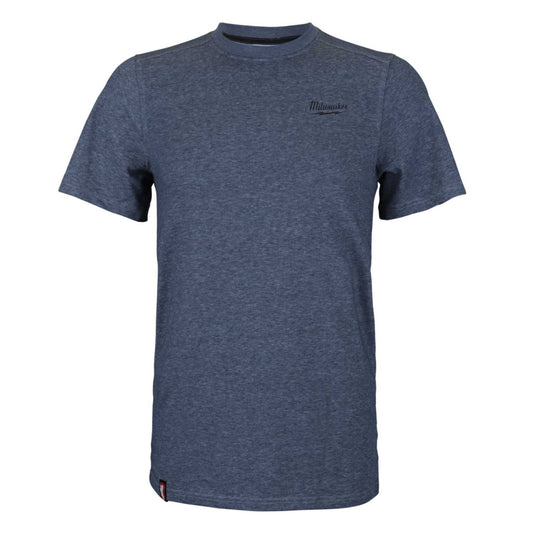 Milwaukee Large Hybrid Short Sleeve T-Shirt Blue