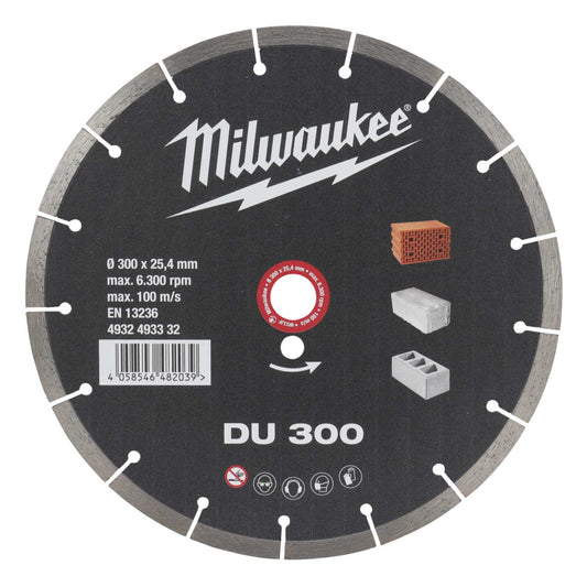 Milwaukee 300mm Diamond DU Circular Saw Blade