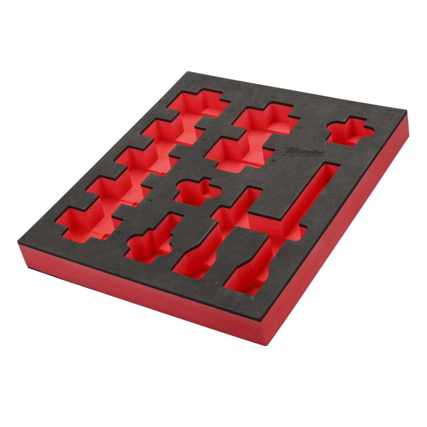 Milwaukee 417mm x 355mm ¾" Empty Foam Tray Deep