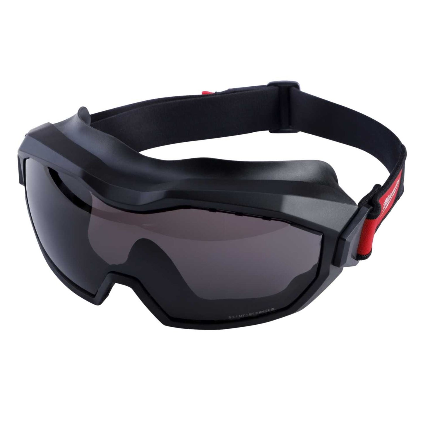 Milwaukee High Profile Vented Goggles Tinted