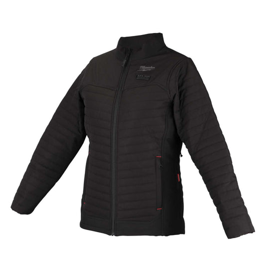 Milwaukee M12HPJLBL3-0 Hexon Medium Ladies Heated Puffer Jacket Black