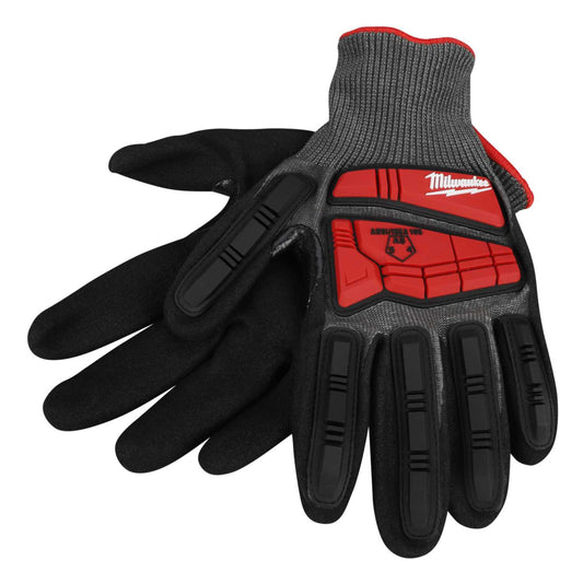 Milwaukee Size 11/XXL Impact Cut Level E Gloves
