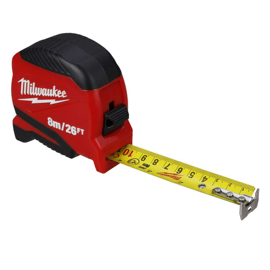 Milwaukee 8m / 26ft Compact Tape Measure Gen 2