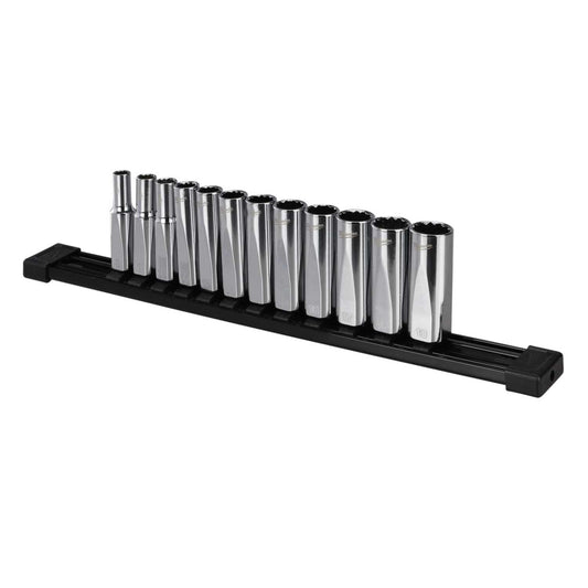 Milwaukee 12 Piece ⅜" Drive Metric Deep 12-Point Socket Set