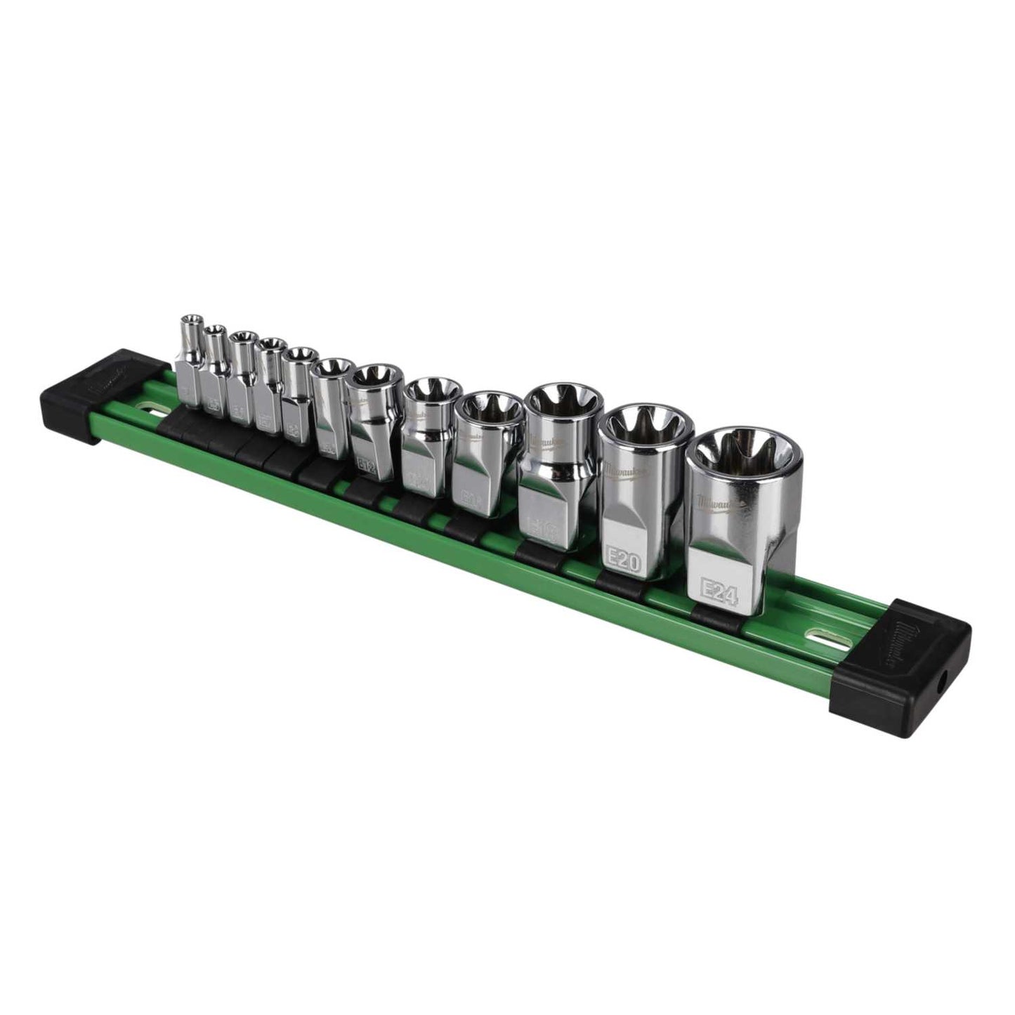 Milwaukee 12 Piece ¼ / ½" / ⅜ Drive E-TX Metric Socket Set