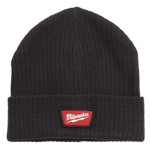 Milwaukee Cuffed Beanie Hat Black