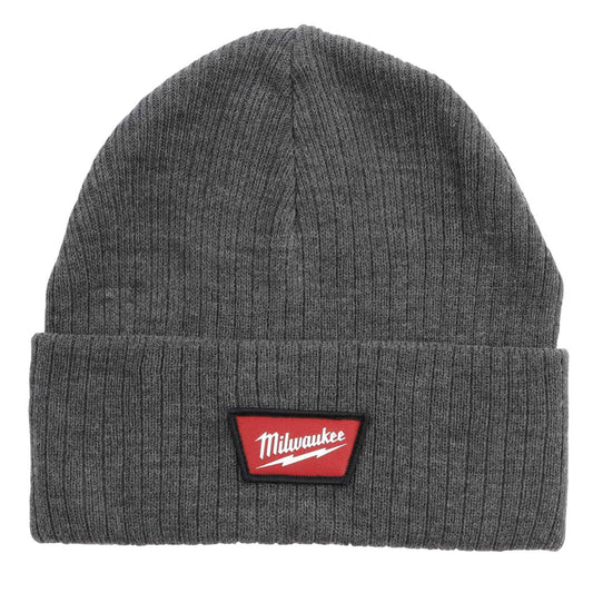 Milwaukee Cuffed Beanie Hat Grey
