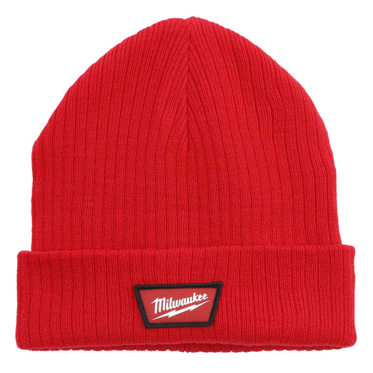 Milwaukee Cuffed Beanie Hat Red