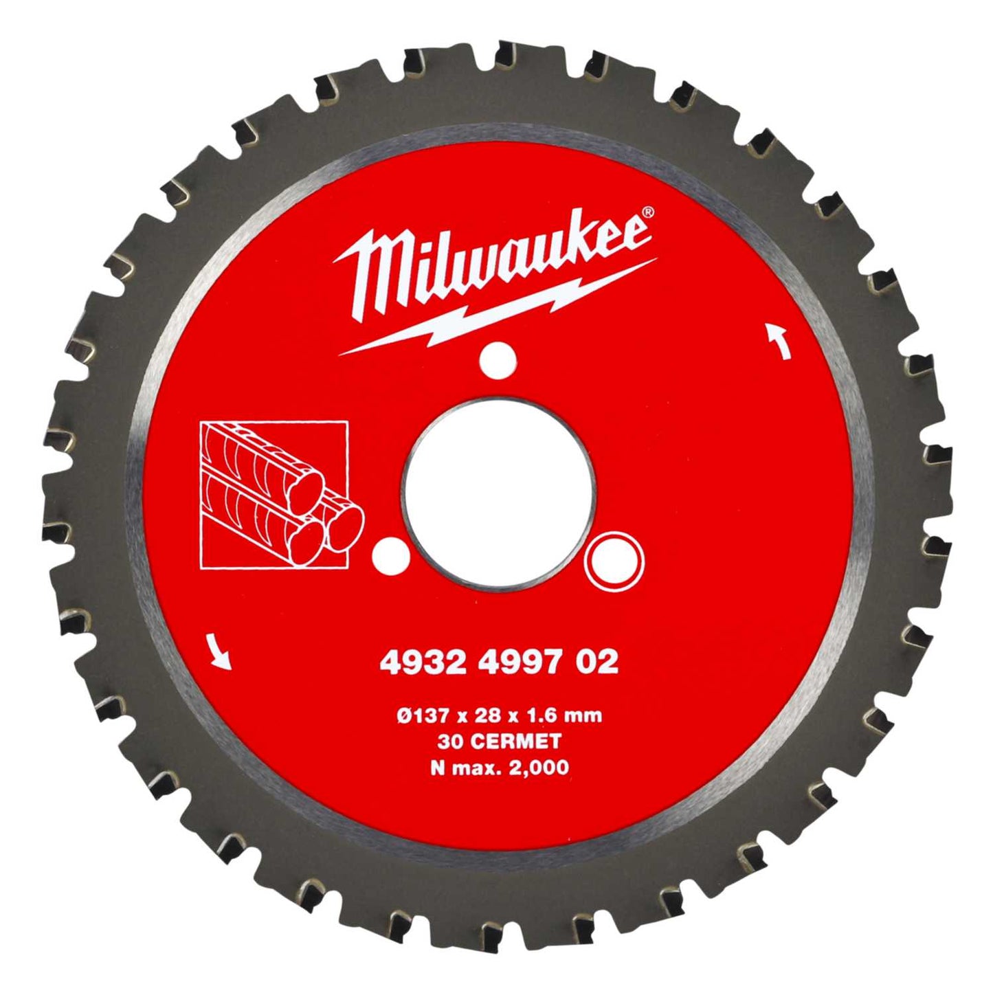 Milwaukee 137mm Circular Saw Blade for Rebar Cutter