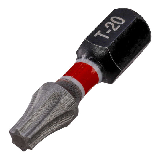 Milwaukee Shockwave™ TX20 x 25mm Impact Duty Screwdriver Bit (Pack of 3)