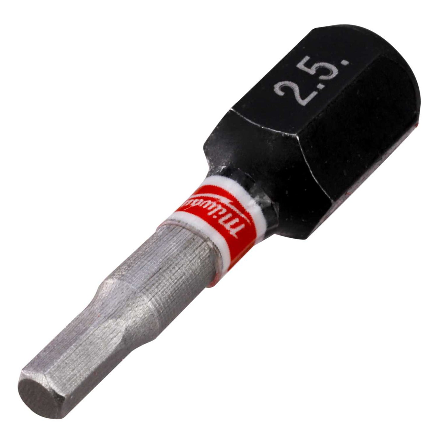 Milwaukee Shockwave™ Hex2.5 x 25mm Impact Duty Screwdriver Bits (Pack of 3)