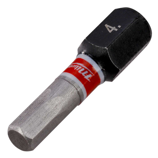 Milwaukee Shockwave™ Hex4 x 25mm Impact Duty Screwdriver Bits (Pack of 3)