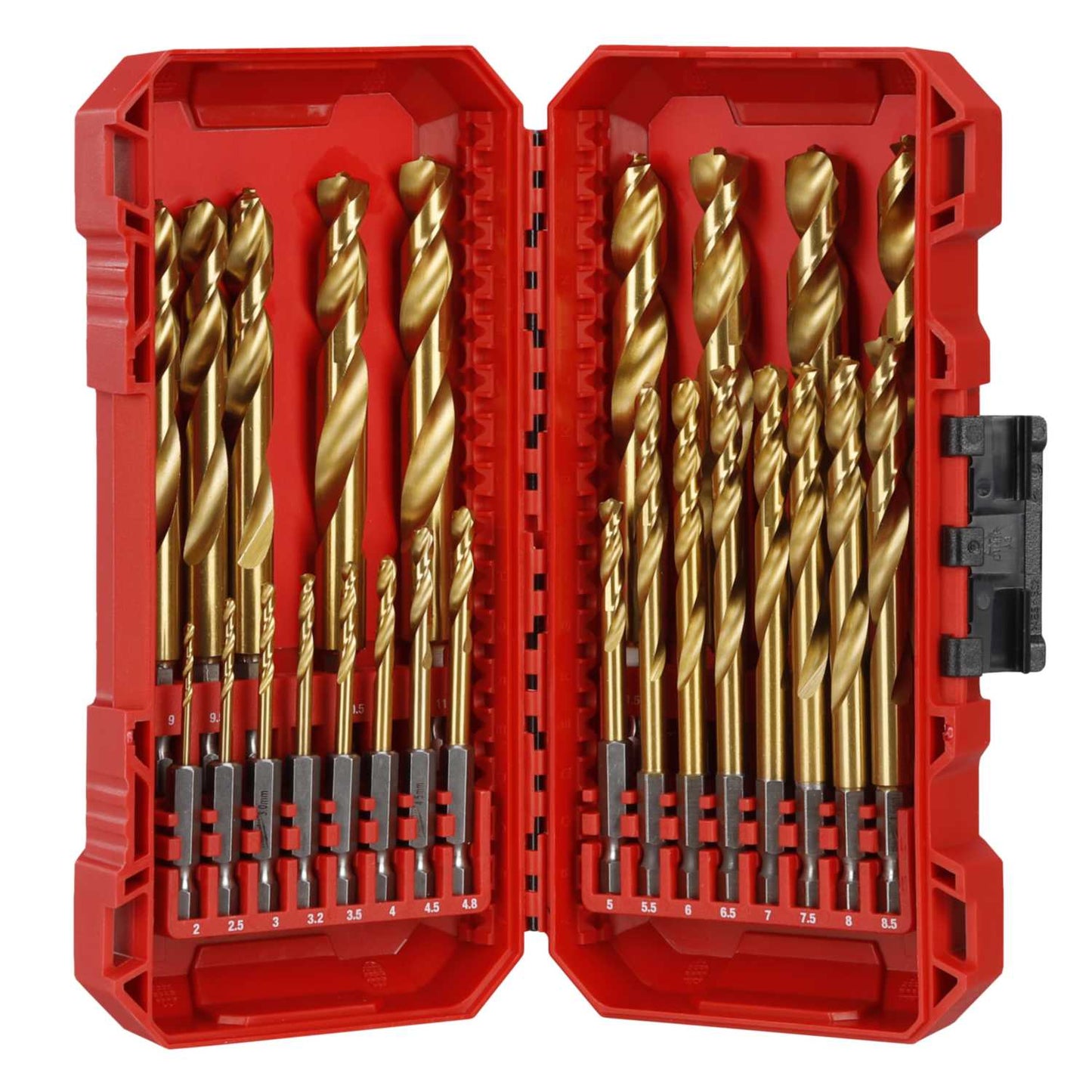 Milwaukee Shockwave™ 25 Piece HSS-Tin Metal Drill Bit Set