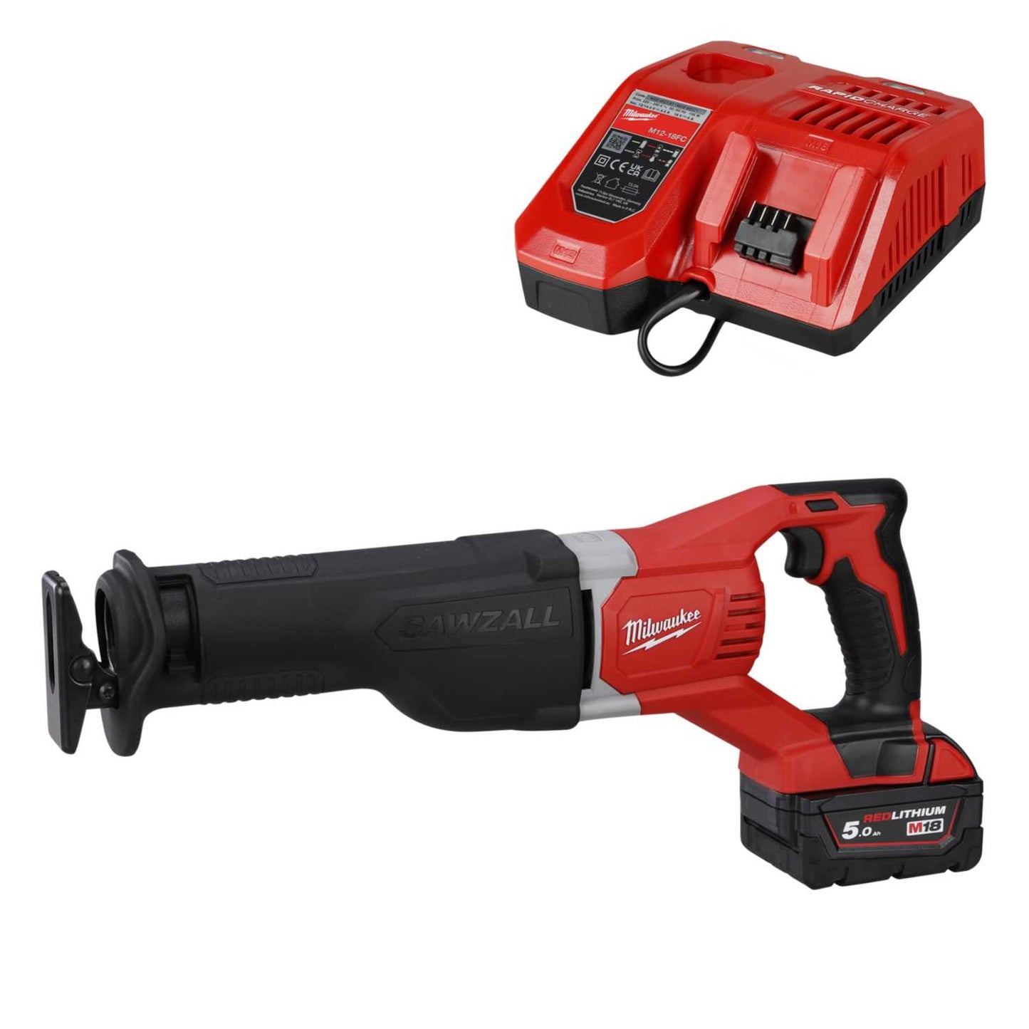 Milwaukee M18BSX-501 18V Sawzall with 1 x 5.0Ah Battery